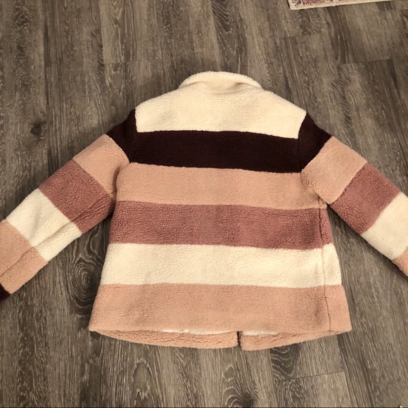 BP faux shearling stripe jacket - Picture 5 of 6